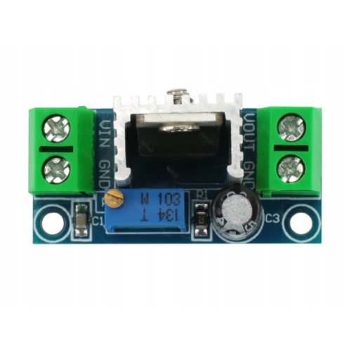 REGULOWANY STABILIZATOR NAPIĘCIA ZASILACZ LM317 IN: 4.2-40V OUT: 1.2-37V