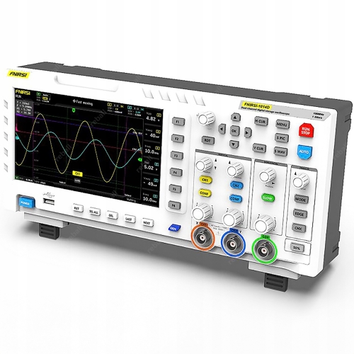 OSCYLOSKOP CYFROWY DWUKANAŁOWY FNIRSI 1014D 2x100MHz Z GENERATOREM DDS