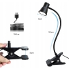 LAMPKA NA BIURKO LAMPA LED BIURKOWA NA KLIPS MOCNA GĘSIA SZYJA 5W USB PILOT