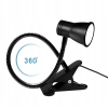 LAMPKA NA BIURKO LAMPA LED BIURKOWA NA KLIPS MOCNA GĘSIA SZYJA 5W USB PILOT