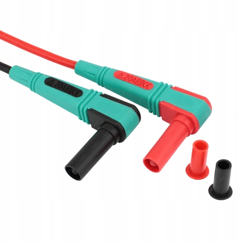 SILIKONOWE PRZEWODY MIERNIKA MULTIMETRU KABLE POMIAROWE SZPILKA 1000V 20A