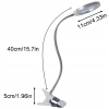 LAMPA LED Z LUPĄ UCHWYTEM DO STOŁU PIERŚCIENIOWA SERWISOWA 10W USB RT0370