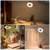 LAMPA LED Z LUPĄ UCHWYTEM DO STOŁU PIERŚCIENIOWA SERWISOWA 10W USB RT0371