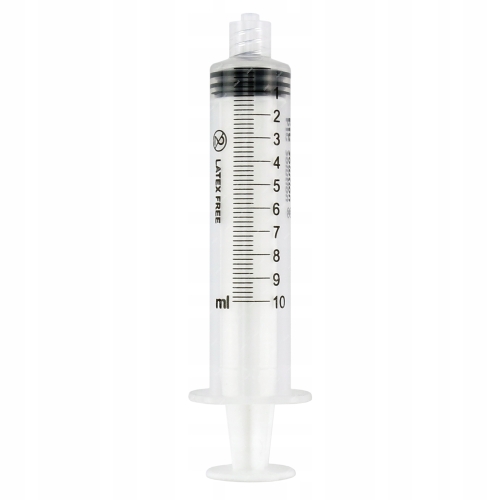 50x STRZYKAWKA 10ml + 50x LUER LOCK KOREK ZATYCZKA DO FLUX TOPNIK PASTA ŻEL