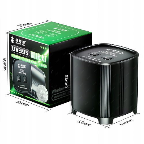 LAMPA LED UV ULTRAFIOLETOWA DO UTWARDZANIA LAKIERÓW QIANLI UV395 USB-C