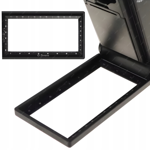 LUPA SZKŁO POWIĘKSZAJĄCE DO CZYTANIA Z PODŚWIETLENIEM LED UV 6x80mm+25x18mm