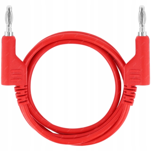 KABEL PRZEWÓD SILIKONOWY DO MIERNIK ZASILACZ BANAN BANAN 3,7mm RED 15A