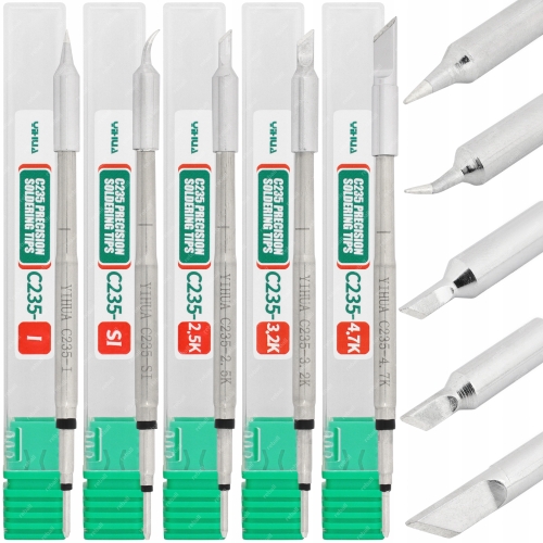 ZESTAW LUTOWNICA CYFROWA YIHUA 928D-IV USB-C 5 GROTÓW ODSYSACZ FLUX PINCETA