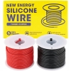 PRZEWÓD SILIKONOWY 20 AWG 2x 30m CZERWONY CZARNY KABEL LINKA + DOZOWNIK 60m