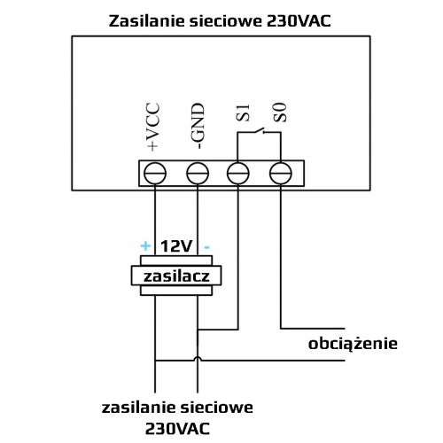 PRZEKAŹNIK CZASOWY 999s/m/h TIMER WYŁĄCZNIK RT0156