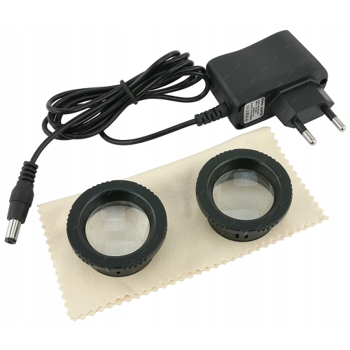 TRZECIA RĘKA DO LUTOWANIA RT0078 UCHWYT PCB LUPA 108mm 12x LED UCHWYT KOLBY