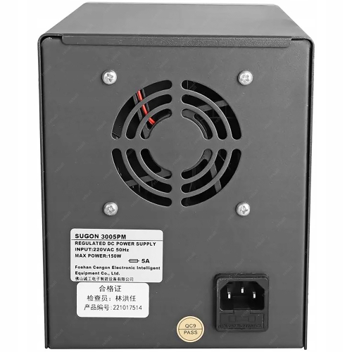 SERWISOWY ZASILACZ LABORATORYJNY REGULOWANY TOROID SUGON 3005PM 30V 5A USB