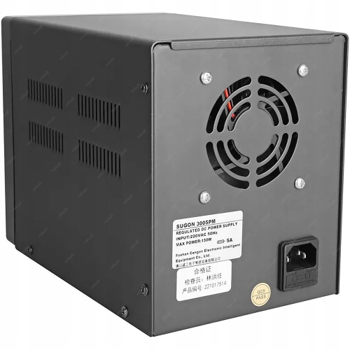 SERWISOWY ZASILACZ LABORATORYJNY REGULOWANY TOROID SUGON 3005PM 30V 5A USB