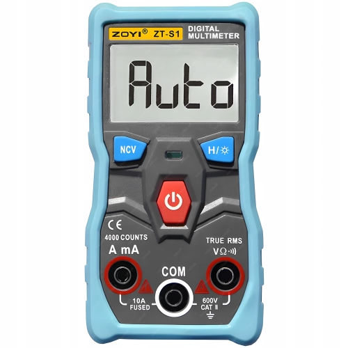 AUTOMATYCZNY MULTIMETR RĘCZNY CYFROWY ZOYI ZT-S1 MIERNIK NAPIĘCIA PRĄDU