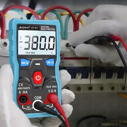 AUTOMATYCZNY MULTIMETR RĘCZNY CYFROWY ZOYI ZT-S1 MIERNIK NAPIĘCIA PRĄDU