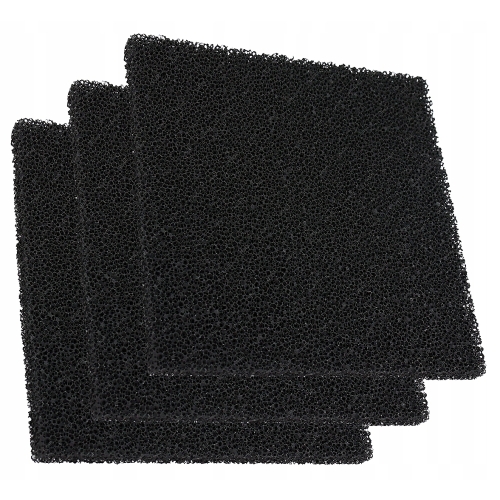 3x FILTR WĘGLOWY DO POCHŁANIACZA OPARÓW GAZÓW PYŁU ODCIĄG DYMU 130x130mm