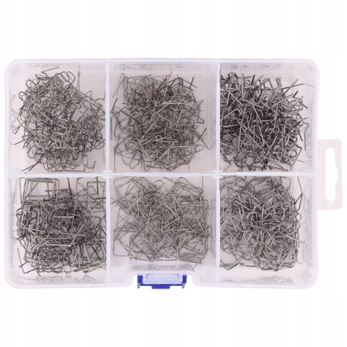 ZSZYWKI ZESTAW ZSZYWEK DO ZGRZEWARKA SPAWARKA PLASTIKU 600szt RÓŻNE RODZAJE