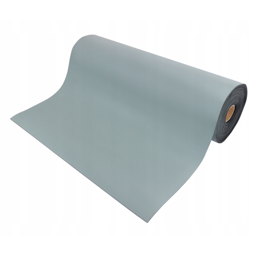 MATA ESD CIĘTA Z ROLKI 60cm SZARA GŁADKA