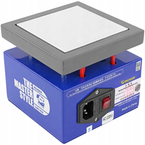 PODGRZEWACZ PCB DO LUTOWANIA BGA LCD LED SMD MECHANIC HT-10 200W 10x10cm