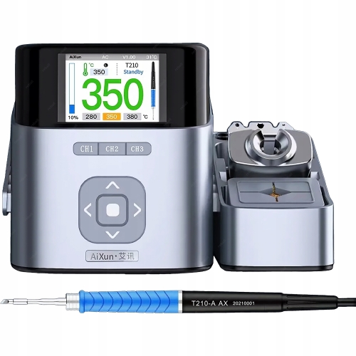 STACJA LUTOWNICZA AIXUN T420 200W + 3 KOLBY T245 T210 T115 + 6 GROTÓW