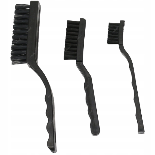 ZESTAW SZCZOTEK PĘDZLI ESD + UCHWYT MONTAŻOWY TRZECIA RĘKA ZD-11E 11w1