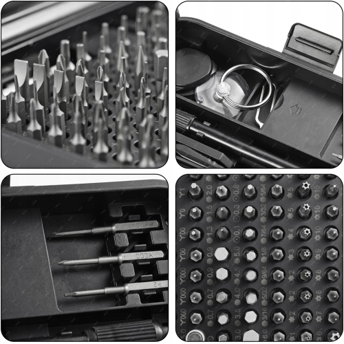 ZESTAW BITÓW ŚRUBOKRĘTÓW PRECYZYJNYCH MAGNETYCZNE KINGSDUN KS-840130 130w1