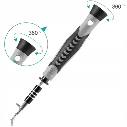 ZESTAW BITÓW ŚRUBOKRĘTÓW PRECYZYJNYCH MAGNETYCZNE KINGSDUN KS-840130 130w1