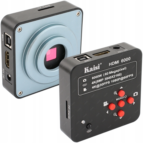 MIKROSKOP CYFROWY KAISI 45A-BD LED DLA ELEKTRONIKA +KAMERA 60MPix 4K 30FPS