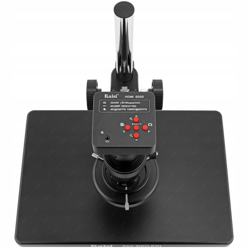 MIKROSKOP CYFROWY KAISI 45A-BD LED DLA ELEKTRONIKA +KAMERA 60MPix 4K 30FPS