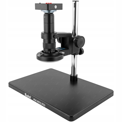 MIKROSKOP CYFROWY KAISI 45A-BD LED DLA ELEKTRONIKA +KAMERA 60MPix 4K 30FPS