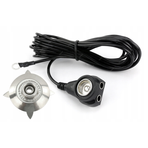 PRZEWÓD KABEL UZIEMIAJĄCY ŁĄCZNIK MAT ESD KLIPS KONIEC OCZKO UZIEMIENIE 3m