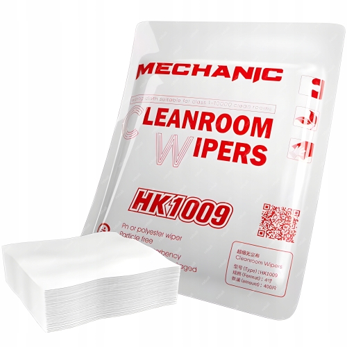 ŚCIERECZKI BEZPYŁOWE DO CZYSZCZENIA OPTYKI LCD MATRYC CCD HK-1009 400szt