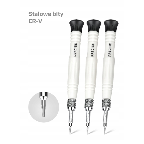 ZESTAW ŚRUBOKRĘTÓW PRECYZYJNYCH WKRĘTAKÓW BITÓW RT0023 DO TELEFONÓW 12w1
