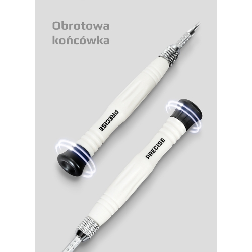 ZESTAW ŚRUBOKRĘTÓW PRECYZYJNYCH WKRĘTAKÓW BITÓW RT0023 DO TELEFONÓW 12w1