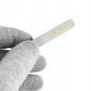 2x PRECYZYJNA PĘSETA PINCETA SA-11 PROSTA+ SA-15 ZAGIĘTA OSTRE 0,2mm TWARDE