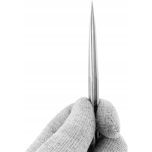 2x PRECYZYJNA PĘSETA PINCETA SA-11 PROSTA+ SA-15 ZAGIĘTA OSTRE 0,2mm TWARDE