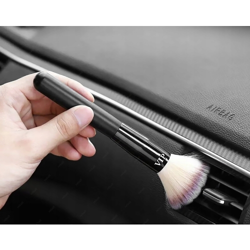 ZESTAW DETAILING CAR 2w1 DO AUTA PREMIUM - MIĘKKI PĘDZELEK + PĘDZEL Z ETUI