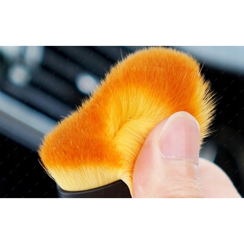 ZESTAW DETAILING CAR 2w1 DO AUTA PREMIUM - MIĘKKI PĘDZELEK + PĘDZEL Z ETUI