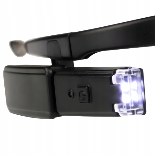 OKULARY POWIĘKSZAJĄCE ZEGARMISTRZOWSKIE LUPA 1,5x - 4,5x LAMPKA LED NA USB