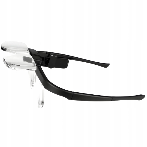 OKULARY POWIĘKSZAJĄCE ZEGARMISTRZOWSKIE LUPA 1,5x - 4,5x LAMPKA LED NA USB