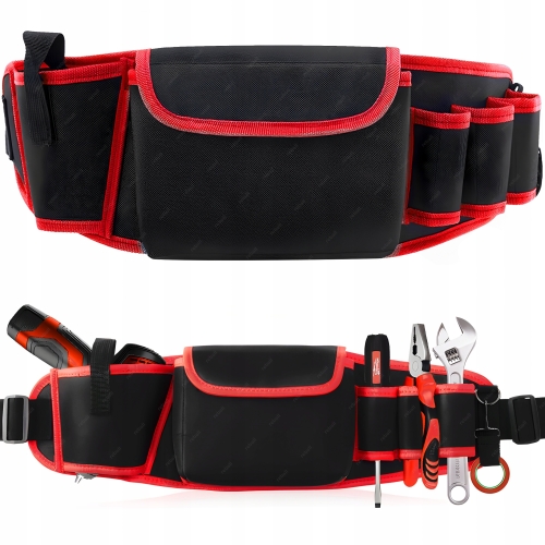 PAS NARZĘDZIOWY MONTERSKI TORBA NARZĘDZIA KABURA KIESZENIE BIODROWY RT0317