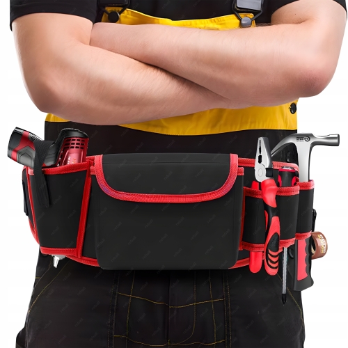 PAS NARZĘDZIOWY MONTERSKI TORBA NARZĘDZIA KABURA KIESZENIE BIODROWY RT0317