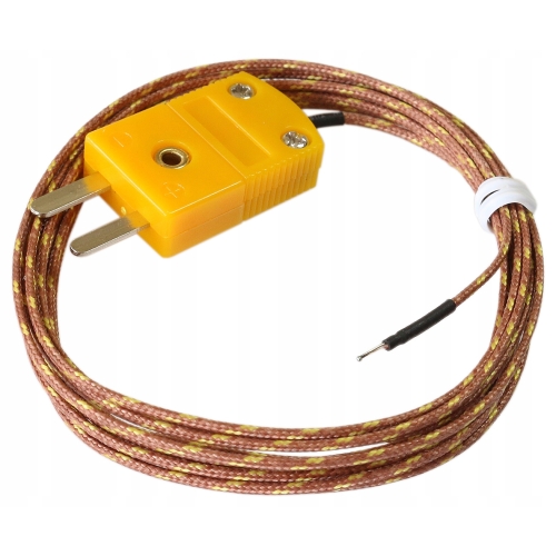 CZUJNIK TEMPERATURY SONDA TERMOPARA TYPU -40°C - 400°C DIA 0,25mm DŁUGI 5m