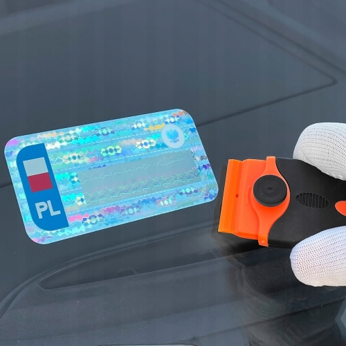 ZESTAW DO USUWANIA CZYSZCZENIA SZYB Z NAKLEJEK ETYKIET WITRYN ELEWACJI