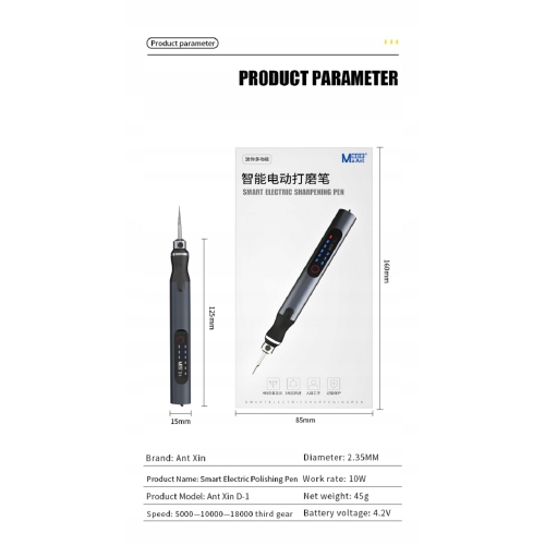 MINI SZLIFIERKA MAŁA POLERKA DŁUGOPISOWA MaAnt D-1