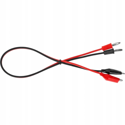 PRZEWODY TESTOWE 40cm 2x KROKODYLEK 2x BANAN