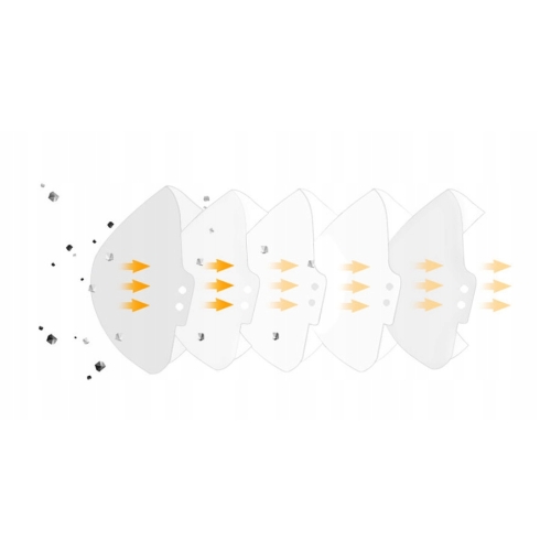 MASKA MASECZKA OCHRONNA ANTYSMOGOWA PRZECIWPYŁOWA SPORTOWA ZAWÓR KN95 FFP2