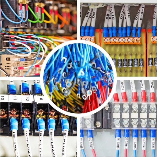 ZACISKARKA DO KONEKTORÓW SN-02C DOKŁADNA + 280X KONEKTORY OCZKOWE WIDEŁKOWE