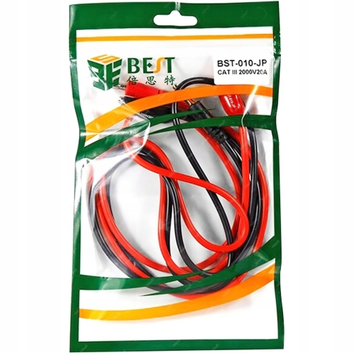 PRZEWODY DO MIERNIKA MULTIMETRU KABLE POMIAROWE SONDY BANAN 20A BST-010-JP