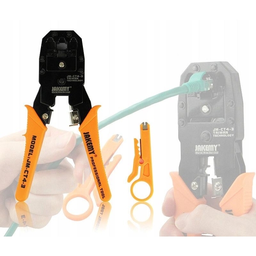 ZACISKARKA WTYCZEK RJ45 RJ12 RJ11 RJ9 JM-CT4-3 SCI